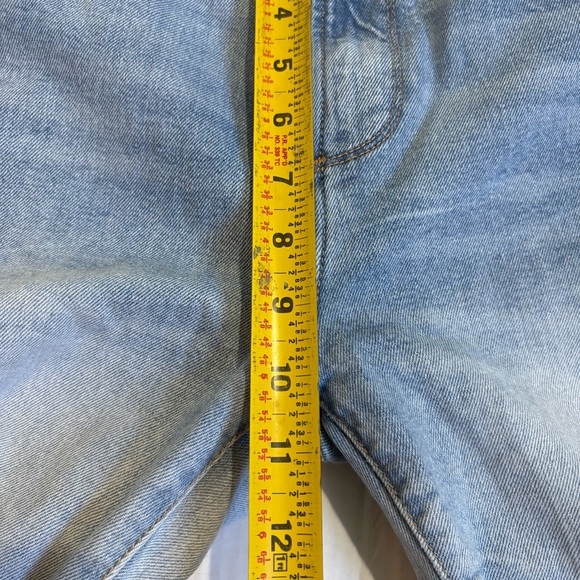 Driftwood Audrey High Rise Embroidered Side Trim Jeans Size 28 Straight Leg - Picture 13 of 16